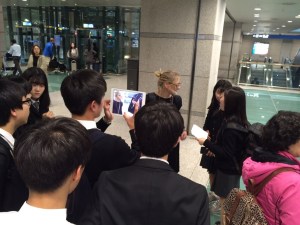 Inge at Seoul Airport